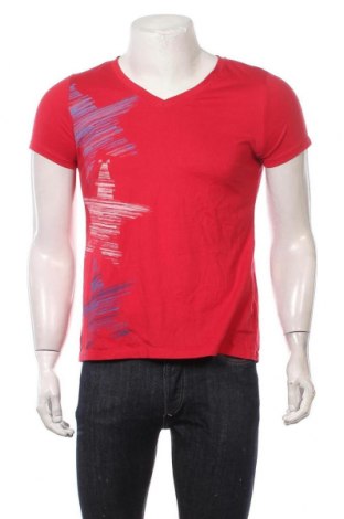 Мъжка тениска Sonoma, Размер M, Цвят Червен, 60% памук, 40% полиестер, Цена 25,20 лв.