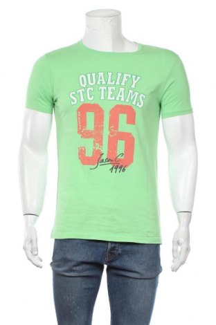 Мъжка тениска Staccato, Размер XL, Цвят Зелен, Памук, Цена 23,10 лв.