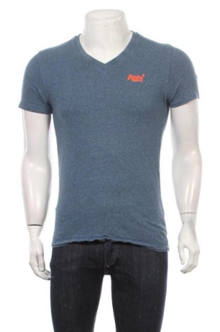 Ανδρικό t-shirt Superdry, Μέγεθος M, Χρώμα Μπλέ, Βαμβάκι, Τιμή 20,78 €