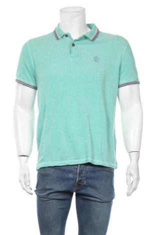 Мъжка тениска Tom Tailor, Размер M, Цвят Зелен, Памук, Цена 33,60 лв.