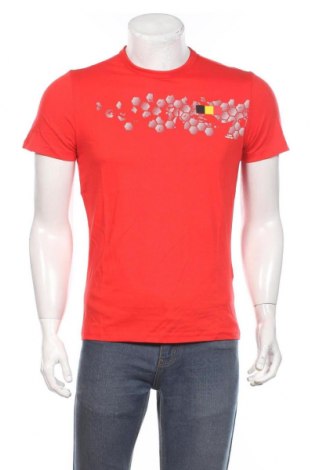 Мъжка тениска Tom Tailor, Размер S, Цвят Червен, Памук, Цена 35,77 лв.