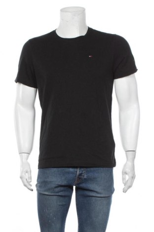 Мъжка тениска Tommy Hilfiger, Размер M, Цвят Черен, Памук, Цена 52,92 лв.
