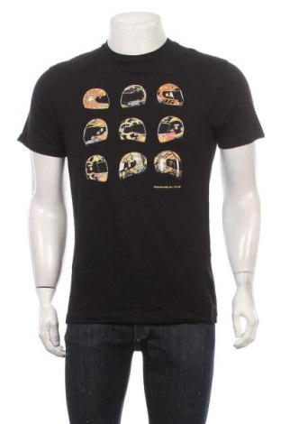 Ανδρικό t-shirt VR/46, Μέγεθος S, Χρώμα Μαύρο, Βαμβάκι, Τιμή 14,03 €