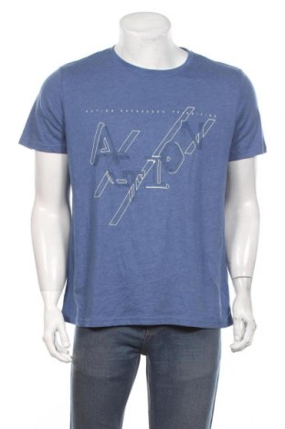 Męski T-shirt Watson's, Rozmiar L, Kolor Niebieski, 60% bawełna, 40% poliester, Cena 121,54 zł