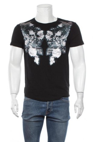 Pánské tričko  Zara Man, Velikost S, Barva Černá, Bavlna, Cena  446,00 Kč