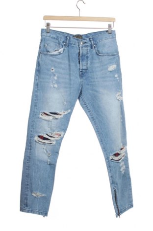 Pánské džíny  Zara Man, Velikost S, Barva Modrá, 100% bavlna, Cena  686,00 Kč