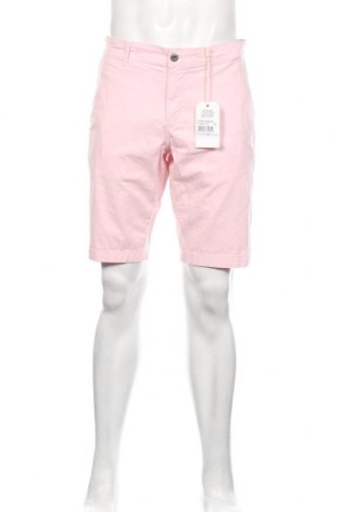 Męskie szorty Franklin & Marshall, Rozmiar M, Kolor Różowy, 98% bawełna, 2% elastyna, Cena 183,97 zł
