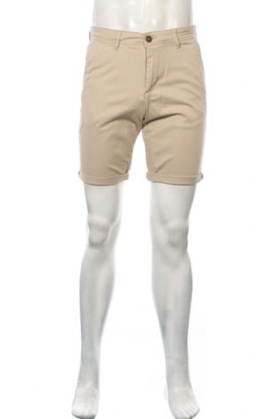 Ανδρικό κοντό παντελόνι Jack & Jones, Μέγεθος S, Χρώμα  Μπέζ, 98% βαμβάκι, 2% ελαστάνη, Τιμή 12,45 €