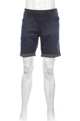 Мъжки къс панталон Jack & Jones, Размер L, Цвят Син, 80% памук, 19% полиестер, 1% еластан, Цена 36,57 лв.