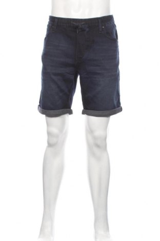 Ανδρικό κοντό παντελόνι Jack & Jones, Μέγεθος XL, Χρώμα Μπλέ, 80% βαμβάκι, 19% πολυεστέρας, 1% ελαστάνη, Τιμή 24,90 €