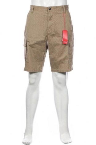 Ανδρικό κοντό παντελόνι S.Oliver, Μέγεθος L, Χρώμα  Μπέζ, 98% βαμβάκι, 2% ελαστάνη, Τιμή 27,05 €