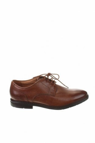 Мъжки обувки Clarks, Размер 42, Цвят Кафяв, Естествена кожа, Цена 120,45 лв.