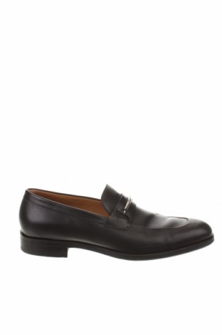 Мъжки обувки Hugo Boss, Размер 43, Цвят Черен, Естествена кожа, Цена 329,00 лв.