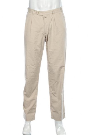 Pantaloni de bărbați Armani Collezioni, Mărime S, Culoare Bej, 97% bumbac, 3% elastan, Preț 456,25 Lei