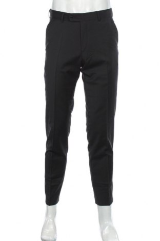 Мъжки панталон Carl Gross, Размер M, Цвят Черен, 54% полиестер, 44% вълна, 2% еластан, Цена 148,85 лв.