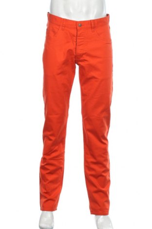 Мъжки панталон H&M, Размер L, Цвят Оранжев, 98% памук, 2% еластан, Цена 52,00 лв.