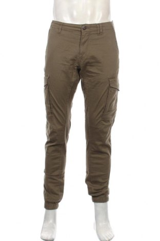 Męskie spodnie Jack & Jones, Rozmiar L, Kolor Zielony, 98% bawełna, 2% elastyna, Cena 171,65 zł