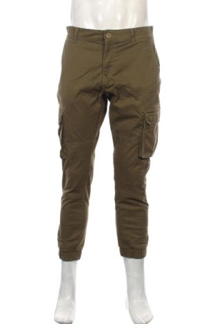 Męskie spodnie Only & Sons, Rozmiar M, Kolor Zielony, 98% bawełna, 2% elastyna, Cena 138,07 zł