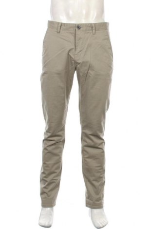 Pantaloni de bărbați Tom Tailor, Mărime L, Culoare Verde, 97% bumbac, 3% elastan, Preț 205,26 Lei