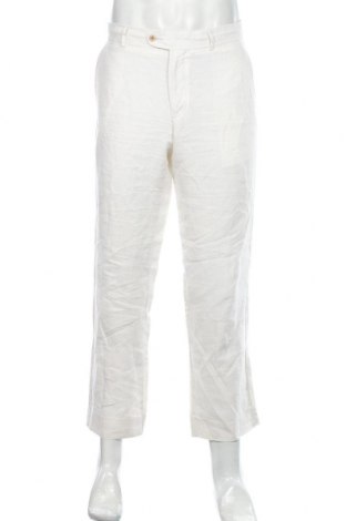Pánské kalhoty  Zara Man, Velikost M, Barva Bílá, Len, Cena  606,00 Kč