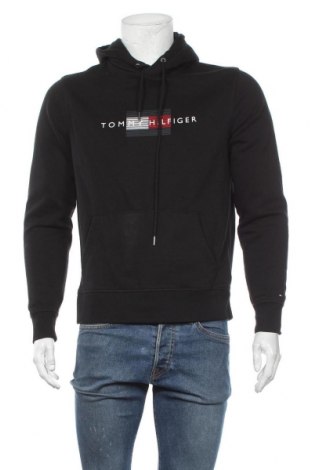 Herren Sweatshirt Tommy Hilfiger, Größe M, Farbe Schwarz, 70% Baumwolle, 30% Polyester, Preis 70,36 €