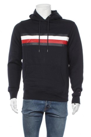 Herren Sweatshirt Tommy Hilfiger, Größe M, Farbe Blau, 70% Baumwolle, 30% Polyester, Preis 73,06 €