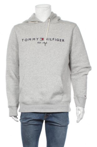 Herren Sweatshirt Tommy Hilfiger, Größe XL, Farbe Grau, 64% Baumwolle, 36% Polyester, Preis 70,36 €