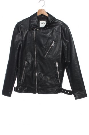 Pánska kožená bunda  Zara, Veľkosť S, Farba Čierna, Eko koža , Cena  35,15 €