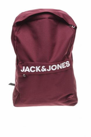 Раница Jack & Jones, Цвят Червен, Текстил, Цена 35,60 лв.