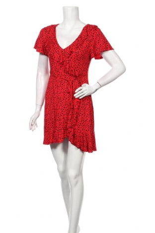 Kleid Boohoo, Größe M, Farbe Rot, 95% Viskose, 5% Elastan, Preis 22,96 €