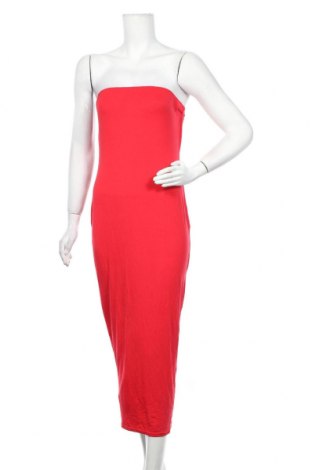 Šaty  Pretty Little Thing, Velikost L, Barva Červená, 95% viskóza, 5% elastan, Cena  1 020,00 Kč