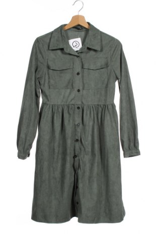 Kleid SHEIN, Größe XS, Farbe Grün, 97% Polyester, 3% Elastan, Preis 13,57 €