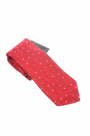 Вратовръзка Moschino, Цвят Червен, Коприна, Цена 109,85 лв.