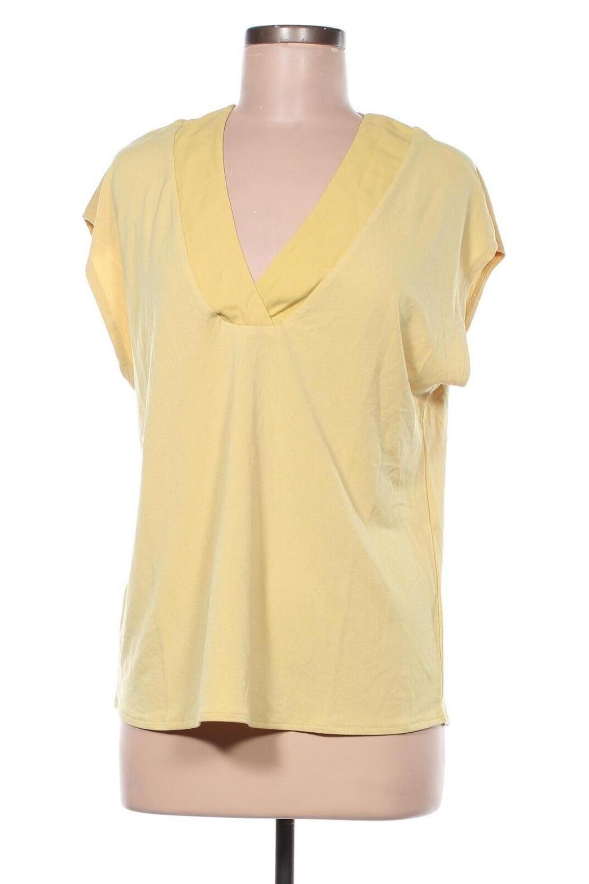 Дамска блуза Lindex, Размер S, Цвят Жълт, Цена 27,30 лв.