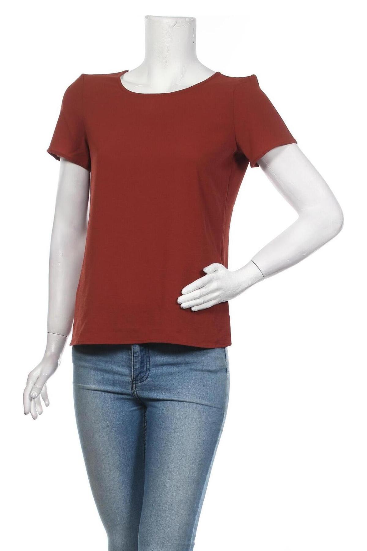 Дамска блуза Vero Moda, Размер XS, Цвят Кафяв, Цена 7,35 лв.