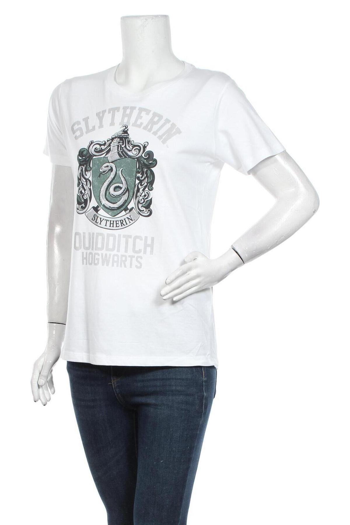 Дамска тениска Harry Potter, Размер XL, Цвят Бял, Памук, Цена 21,75 лв.