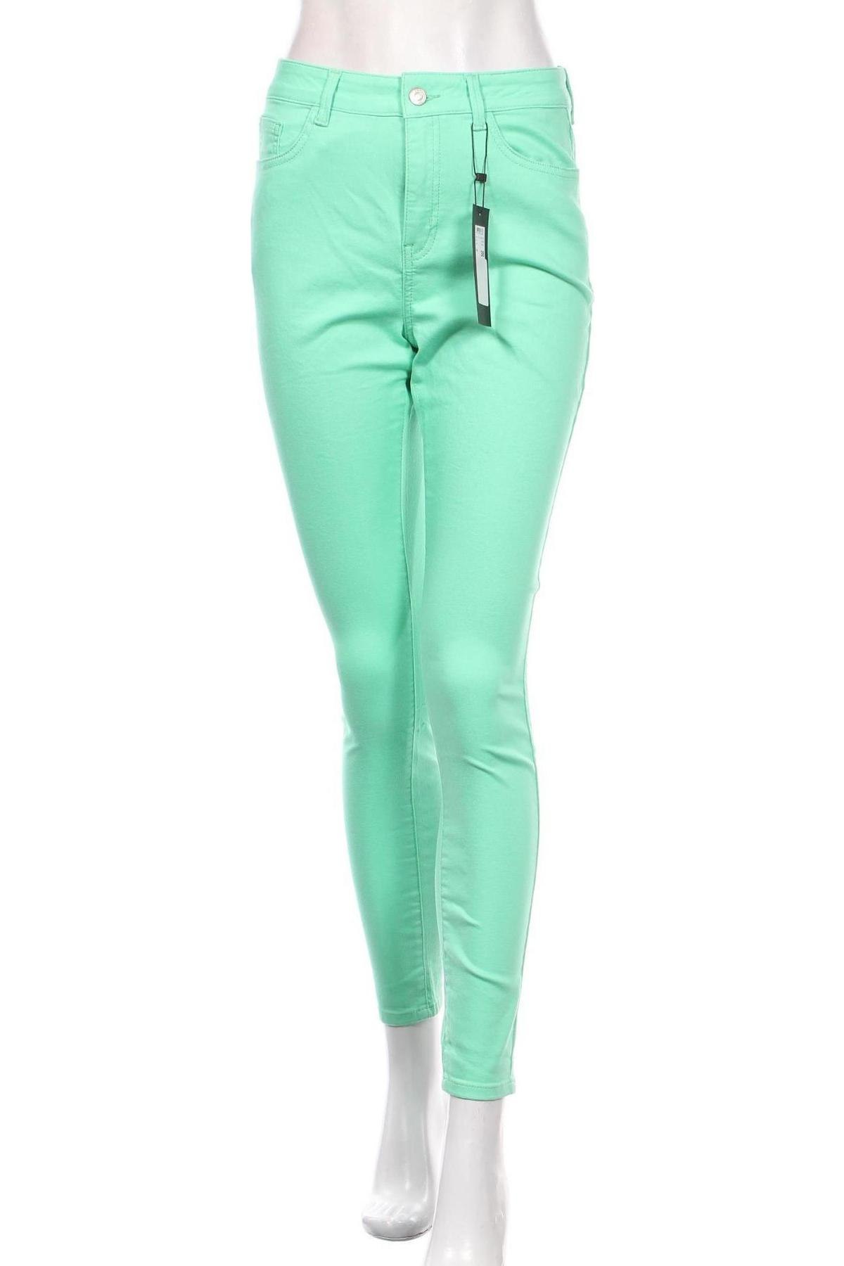 Dámske džínsy  Zero, Veľkosť M, Farba Zelená, 69% bavlna, 29% polyester, 2% elastan, Cena  7,16 €