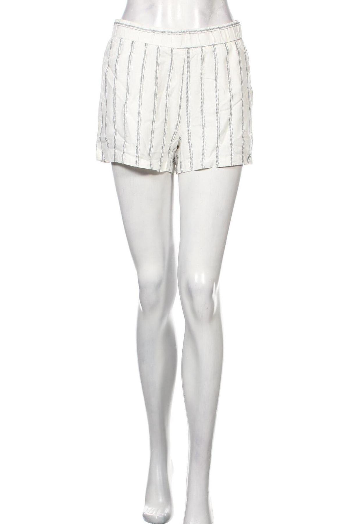 Γυναικείο κοντό παντελόνι Vero Moda, Μέγεθος S, Χρώμα Λευκό, 55% λινό, 45% βισκόζη, Τιμή 15,30 €