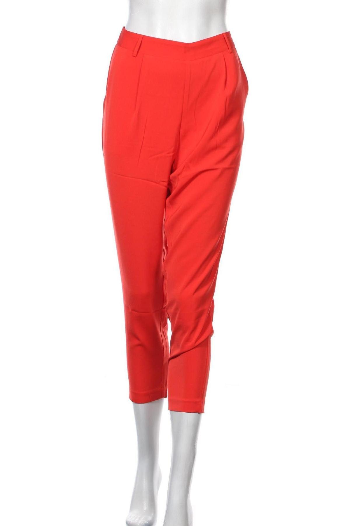 Pantaloni de femei LPB Les P'tites Bombes, Mărime M, Culoare Roșu, Poliester, Preț 45,72 Lei