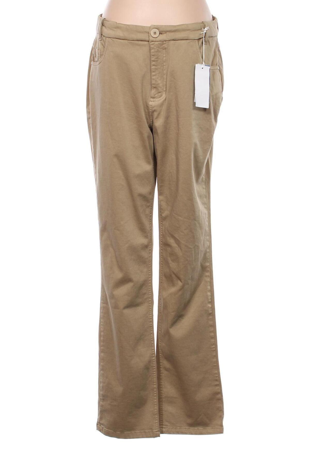 Дамски панталон Tbs, Размер M, Цвят Бежов, Цена 22,35 лв.