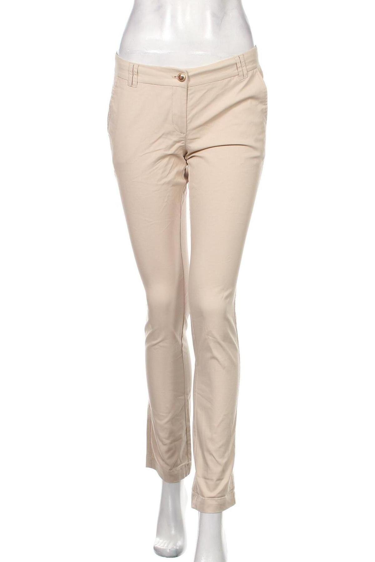 Γυναικείο παντελόνι Zero, Μέγεθος S, Χρώμα  Μπέζ, 70% βαμβάκι, 30% πολυεστέρας, Τιμή 21,50 €