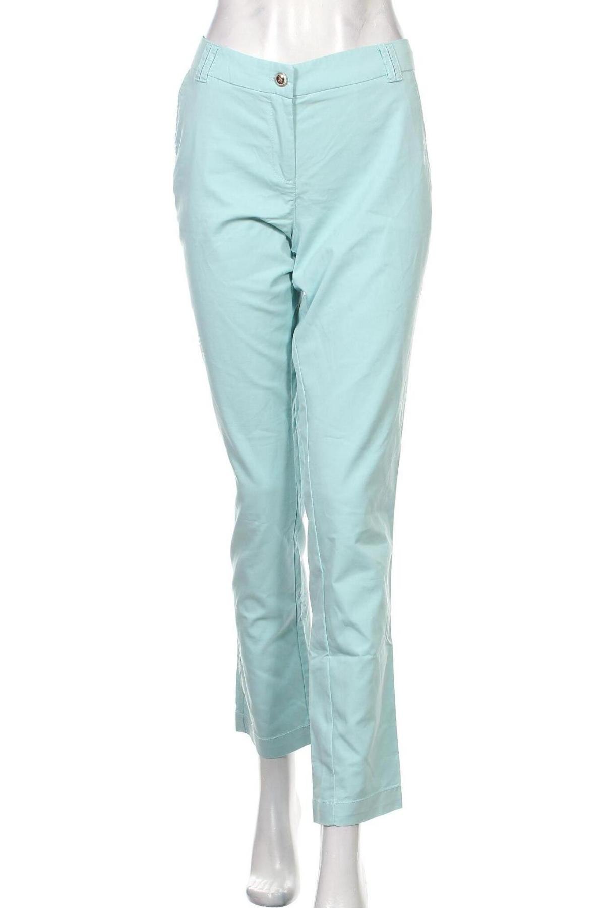 Γυναικείο παντελόνι Zero, Μέγεθος L, Χρώμα Μπλέ, 70% βαμβάκι, 30% πολυεστέρας, Τιμή 27,22 €
