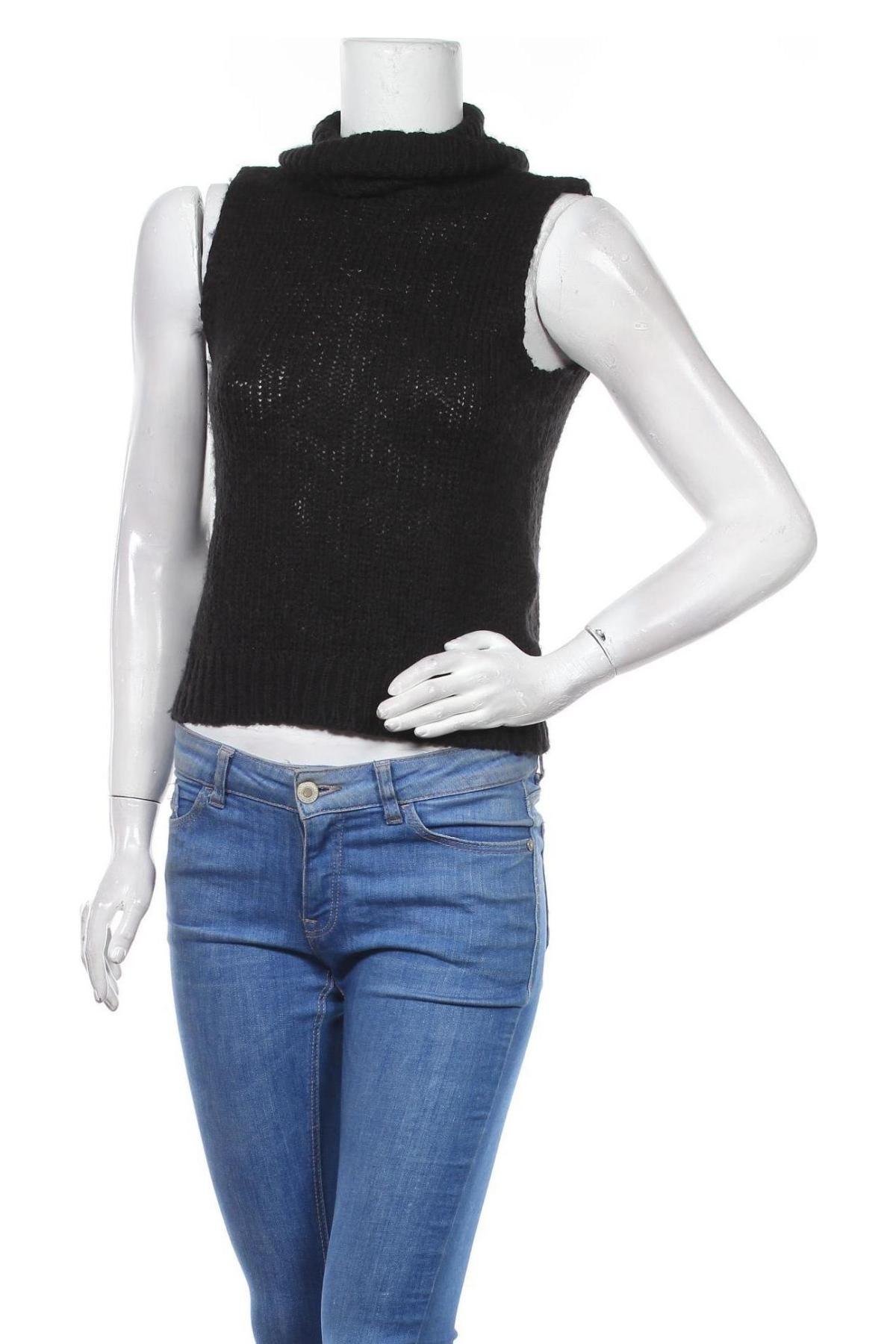Γυναικείο πουλόβερ Object, Μέγεθος S, Χρώμα Μαύρο, Τιμή 1,78 €