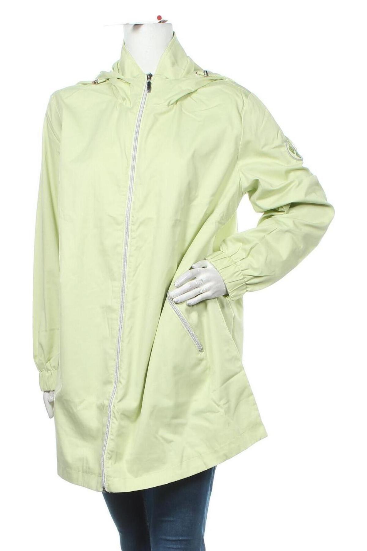 Γυναικείο μπουφάν Sheego, Μέγεθος XL, Χρώμα Πράσινο, 60% βαμβάκι, 40% πολυεστέρας, Τιμή 17,42 €