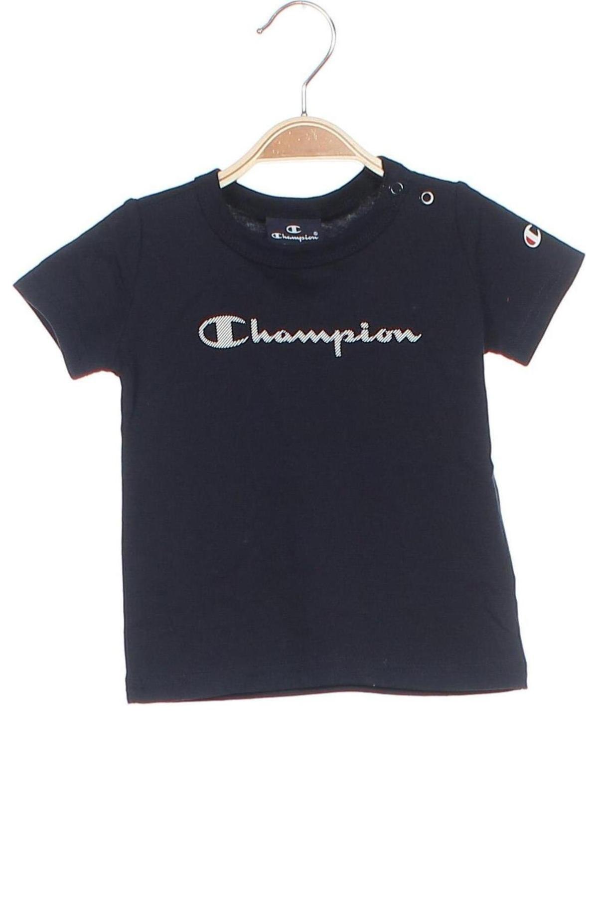 Kinder T-Shirt Champion, Größe 9-12m/ 74-80 cm, Farbe Blau, 100% Baumwolle, Preis 17,09 €