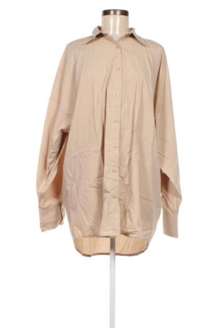 Γυναικείο πουκάμισο Fashionkilla, Μέγεθος XL, Χρώμα  Μπέζ, Τιμή 24,23 €