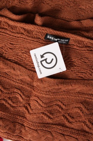 Дамски пуловер SHEIN, Размер L, Цвят Кафяв, Цена 9,35 лв.