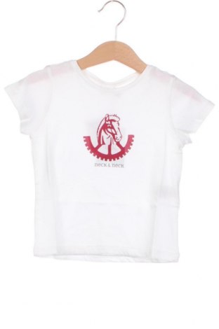 Kinder T-Shirt Neck & Neck, Größe 12-18m/ 80-86 cm, Farbe Weiß, Preis 3,03 €