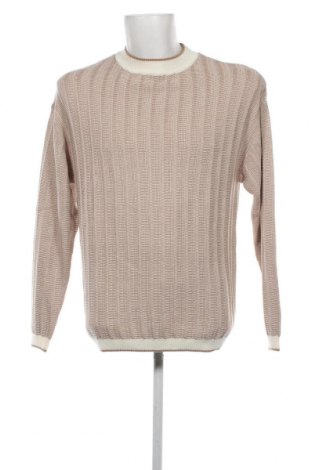 Мъжки пуловер Review, Размер M, Цвят Бежов, Цена 25,23 лв.