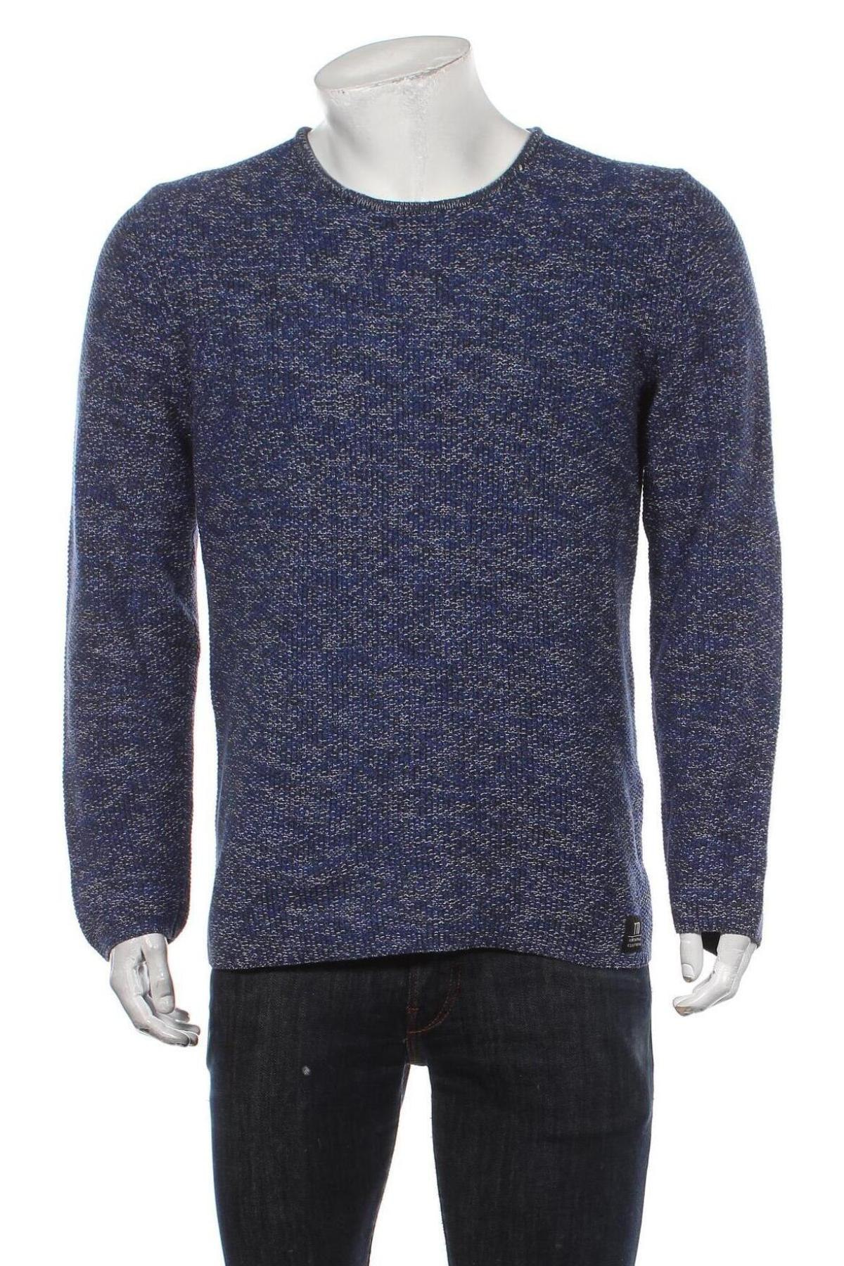Ανδρικό πουλόβερ Tom Tailor, Μέγεθος M, Χρώμα Μπλέ, Τιμή 12,41 €